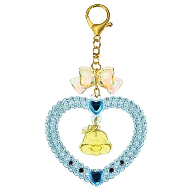 Llavero de Clarice con corazón brillante
