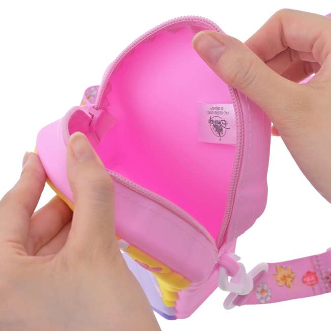 Bolso bandolera infantil troquelado de Rapunzel