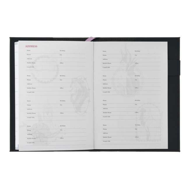Agenda Disney Villains 2027 con relieve, formato B6