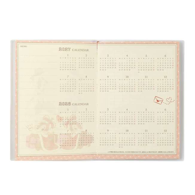 Agenda B6 2027 de Chip y Dale