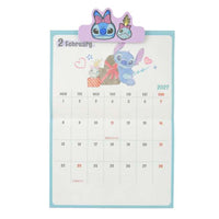 Calendario mural 2027 de Stitch y Scrump con clip
