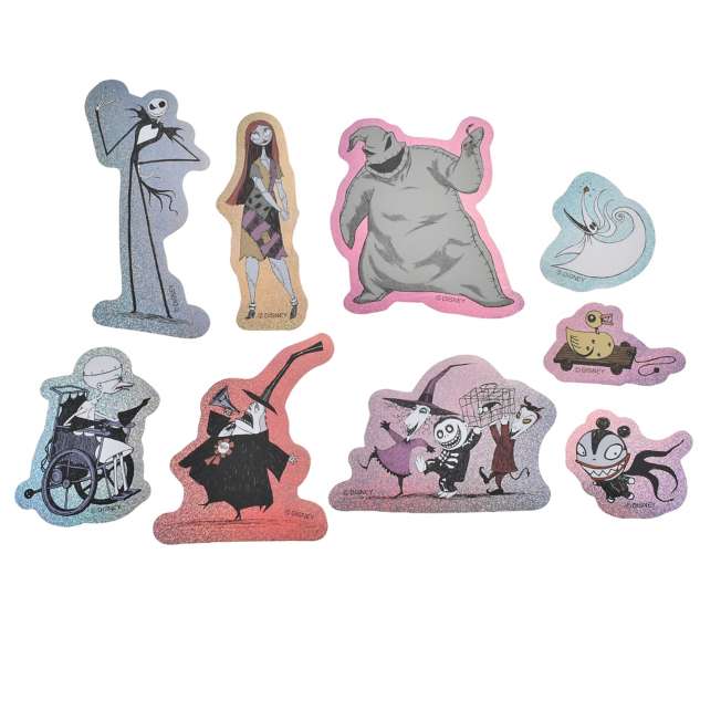 Stickers holográficos en caja The Nightmare Before Christmas