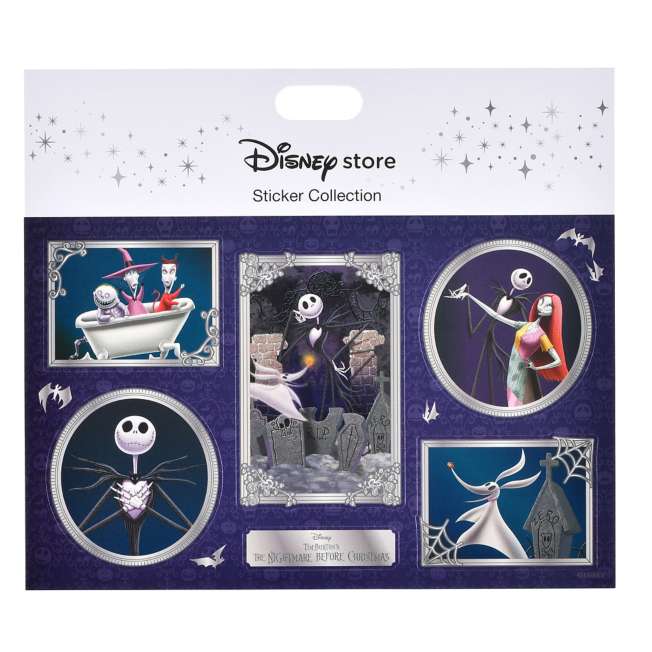 Stickers estilo museo de The Nightmare Before Christmas