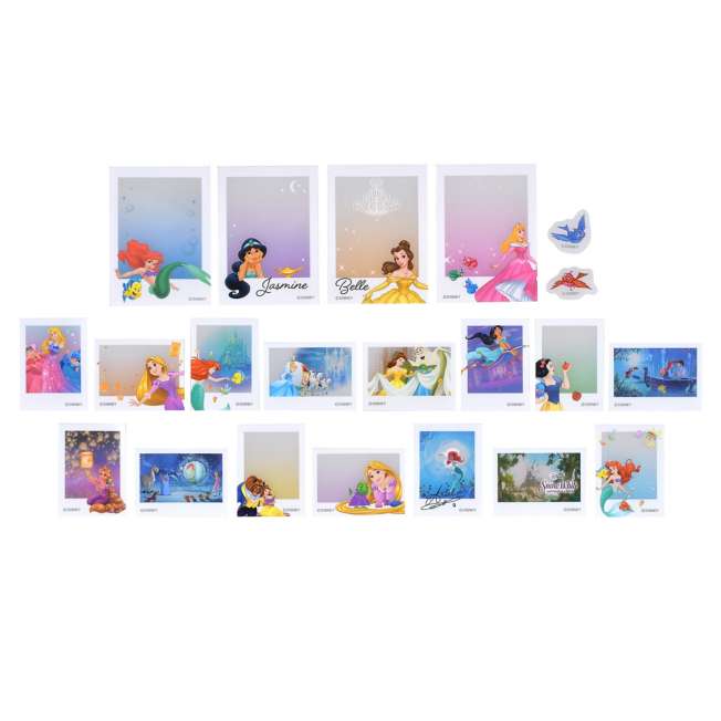 Stickers transparentes estilo foto Disney Princess