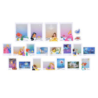 Stickers transparentes estilo foto Disney Princess