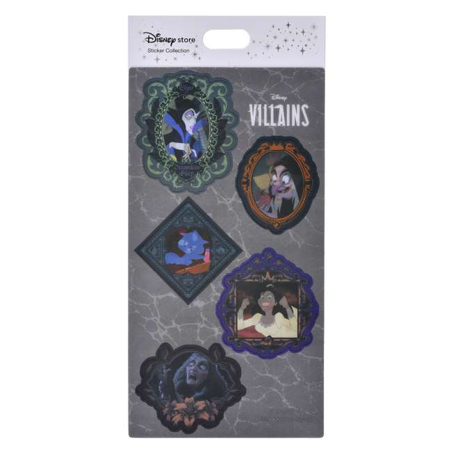Set de 5 stickers lenticulares Disney Villains