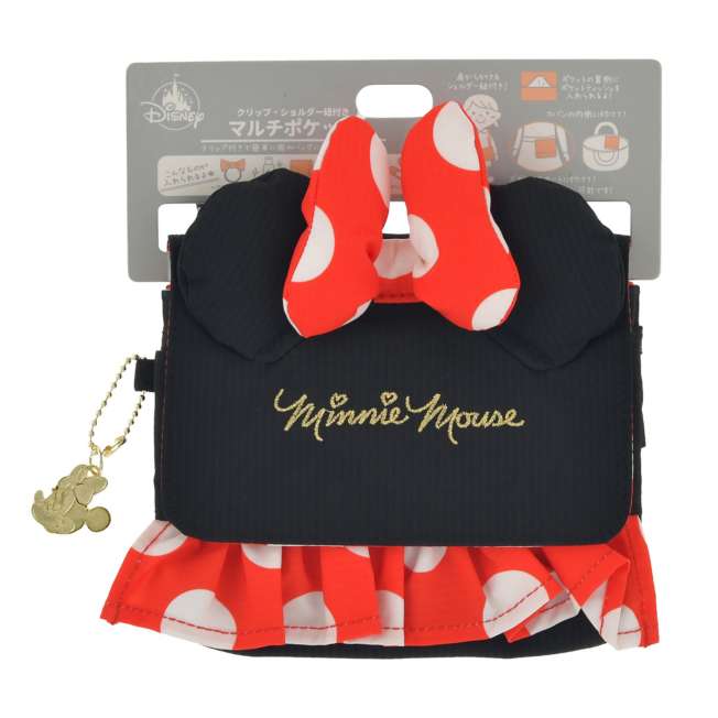 Bolsillo multiuso infantil de Minnie con dije