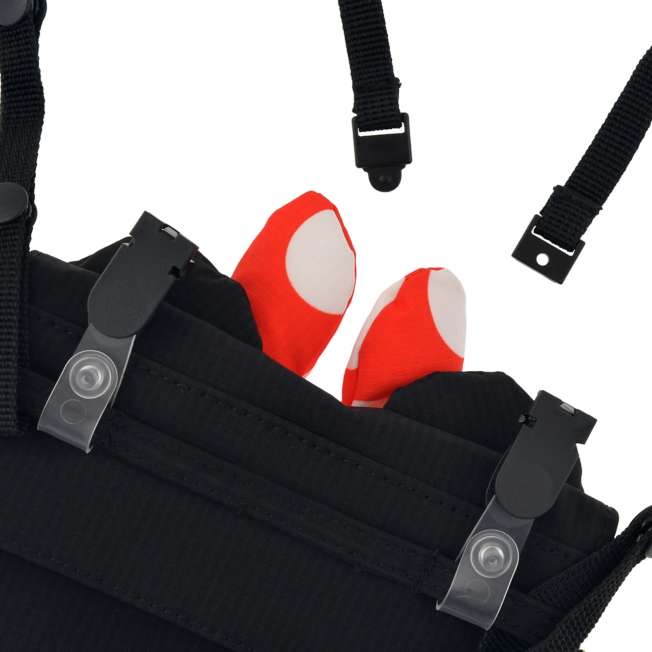 Bolsillo multiuso infantil de Minnie con dije