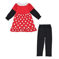Pijama infantil de Minnie con diseño de vestido, talla 110