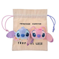 Galletas de Stitch y Angel con bolsita con cordón
