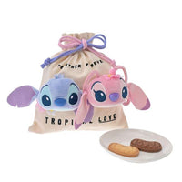 Galletas de Stitch y Angel con bolsita con cordón