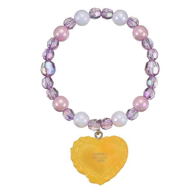 Pulsera infantil de cuentas de Rapunzel que brilla en la oscuridad