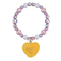 Pulsera infantil de cuentas de Rapunzel que brilla en la oscuridad