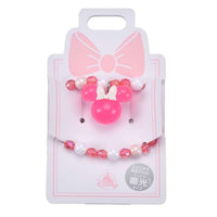 Pulsera infantil de cuentas luminiscentes de Minnie