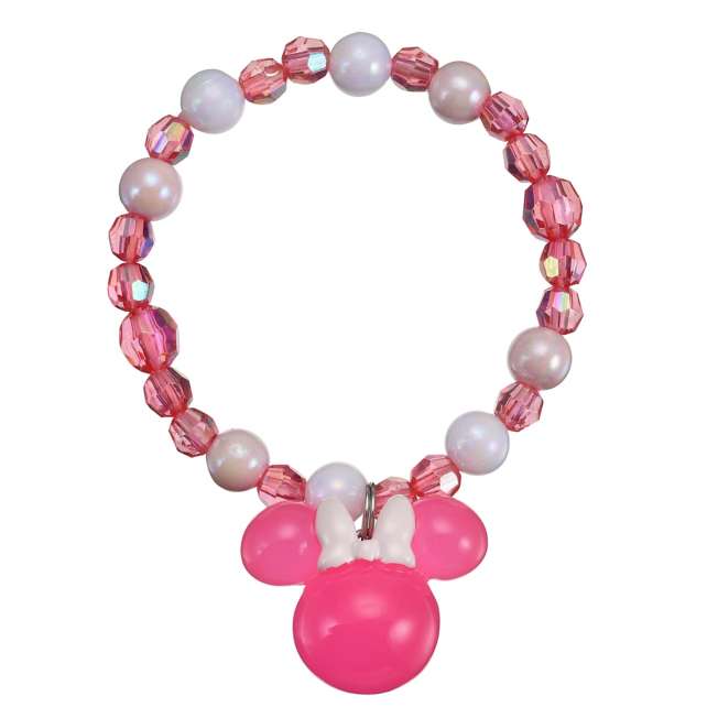 Pulsera infantil de cuentas luminiscentes de Minnie