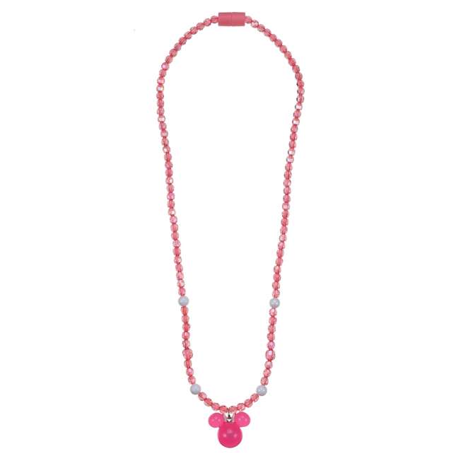 Collar infantil de cuentas luminiscentes de Minnie Mouse