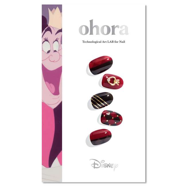 Stickers de uñas semicurados Reina de Corazones