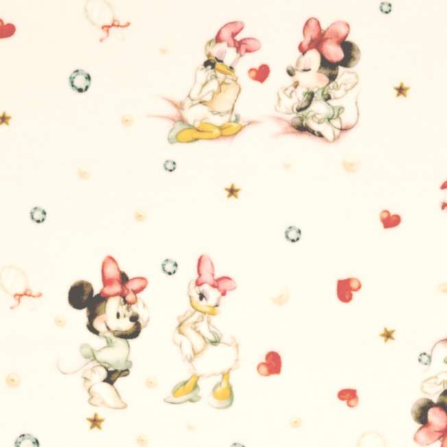 Manta infantil de Minnie y Daisy con corazones