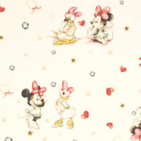 Manta infantil de Minnie y Daisy con corazones