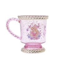 Vaso infantil de Rapunzel con mariposas