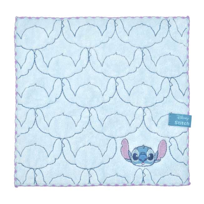 Mini toalla bordada de Stitch