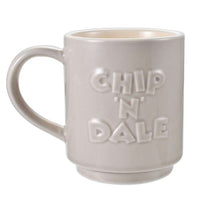 Taza apilable de Chip y Dale con relieve