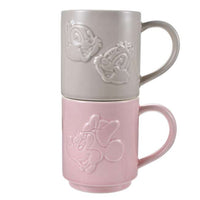 Taza apilable de Chip y Dale con relieve
