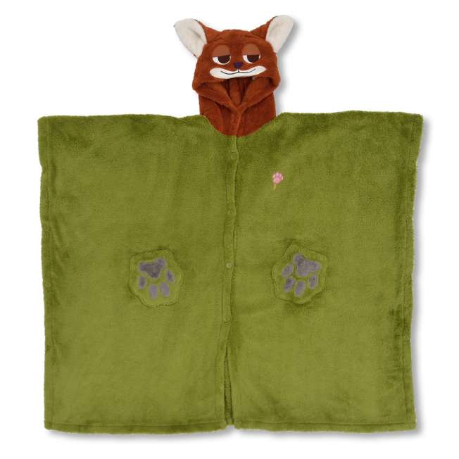 Manta ponible Nick Wilde de polar con capucha
