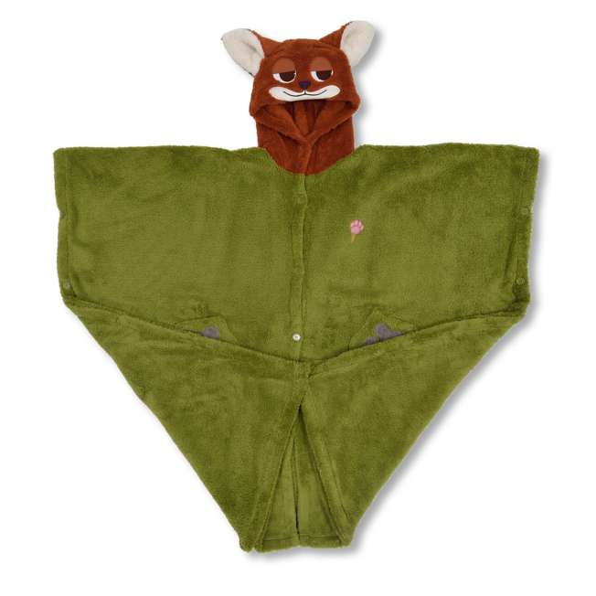 Manta ponible Nick Wilde de polar con capucha