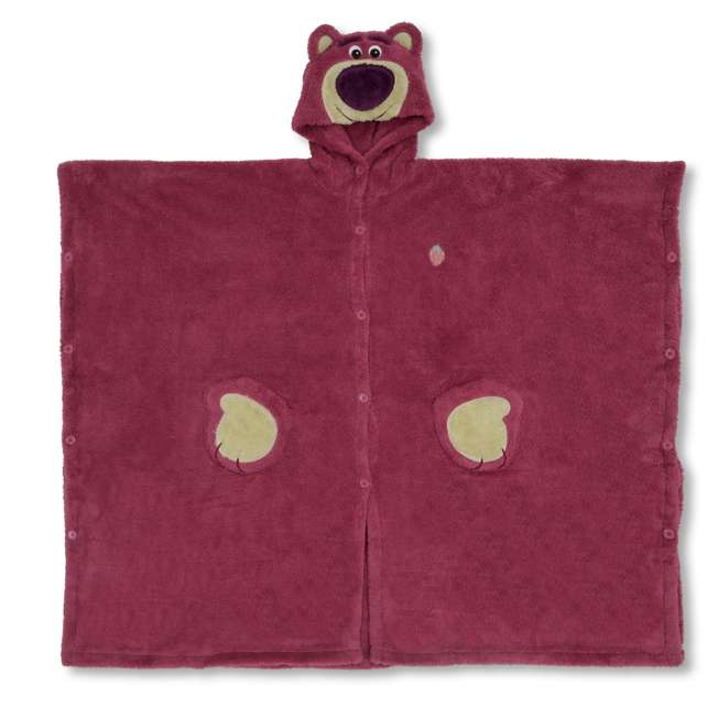 Manta poncho con capucha de Lotso