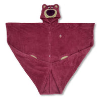 Manta poncho con capucha de Lotso