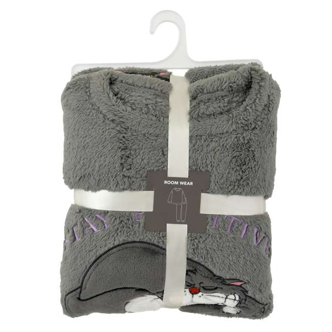 Pijama de manga larga Lucifer, gris