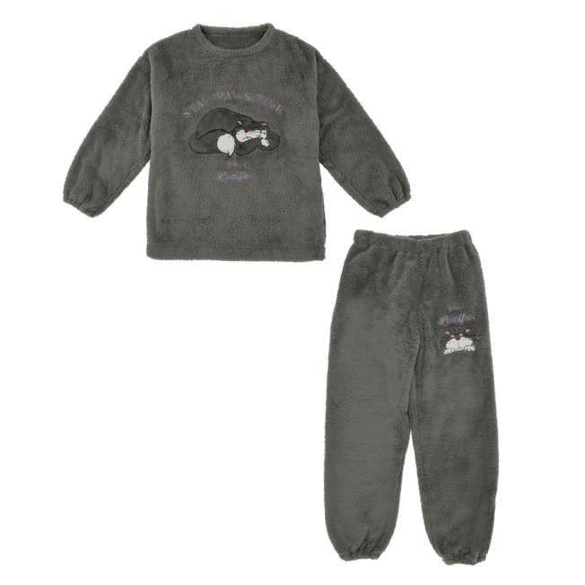 Pijama de manga larga Lucifer, gris