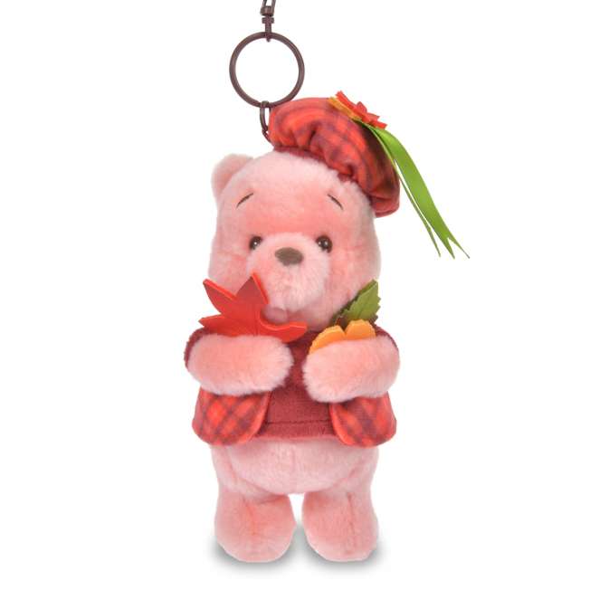 Llavero de peluche Winnie the Pooh otoñal