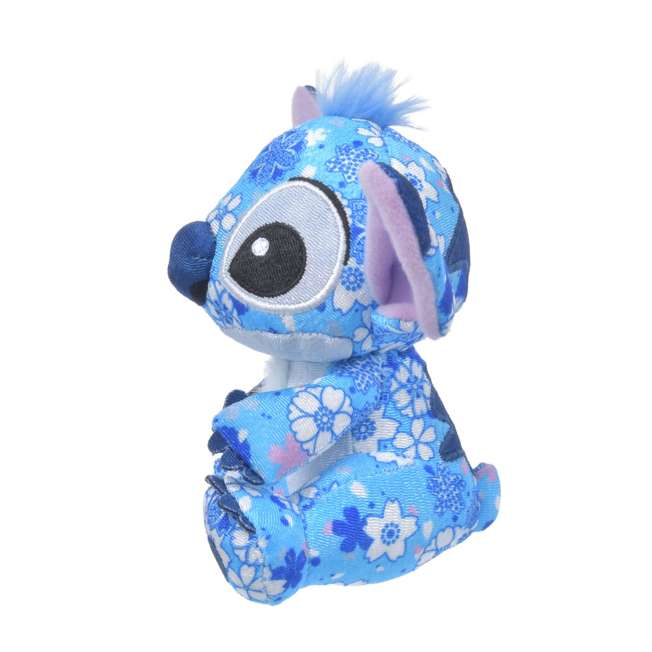 Peluche de Stitch en tela crepé japonesa