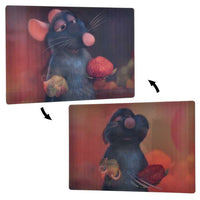 Postal lenticular de Remy - Ratatouille