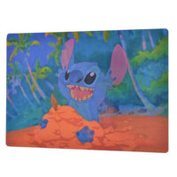 Postal lenticular de Stitch: castillo de arena