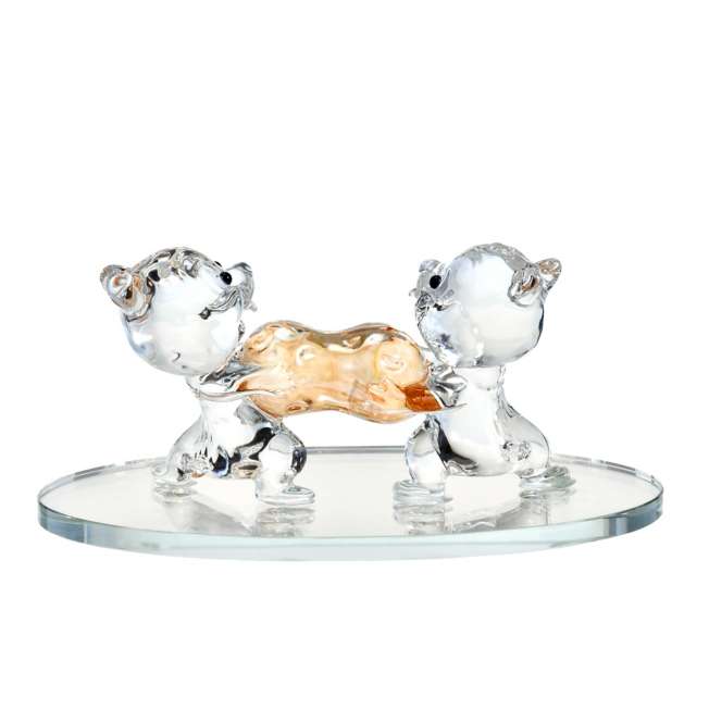 Figura de Chip y Dale sobre base espejada