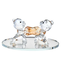 Figura de Chip y Dale sobre base espejada
