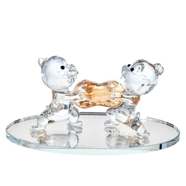 Figura de Chip y Dale sobre base espejada