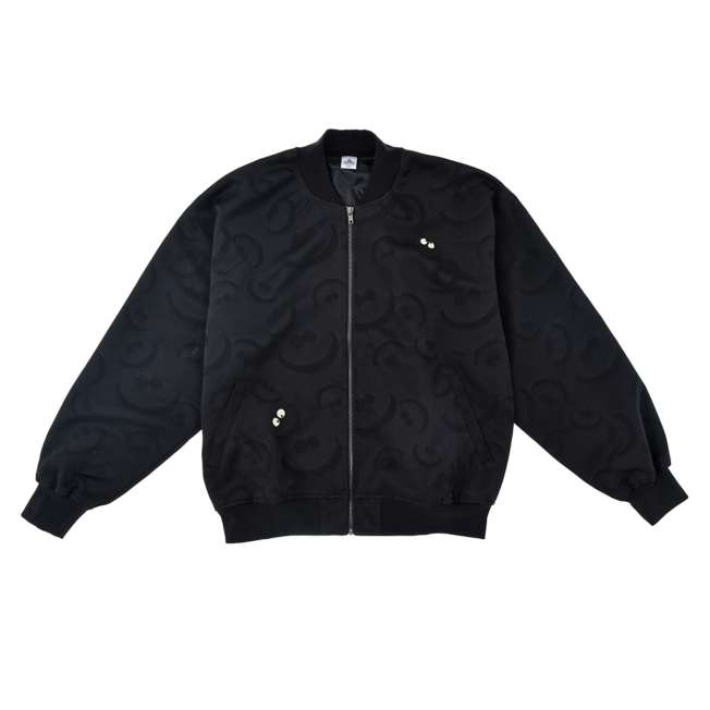 Chaqueta negra luminiscente del Gato de Cheshire