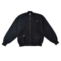 Chaqueta negra luminiscente del Gato de Cheshire