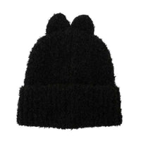 Gorro tejido negro del Gato de Cheshire, talla 58