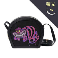 Bolso bandolera del Gato de Cheshire luminiscente