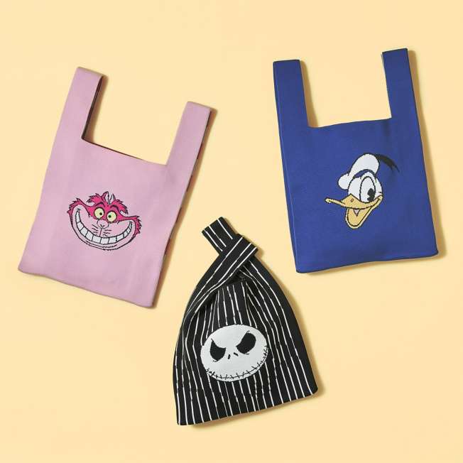 Bolso tote tejido con rostro del Pato Donald