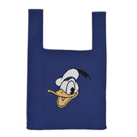 Bolso tote tejido con rostro del Pato Donald