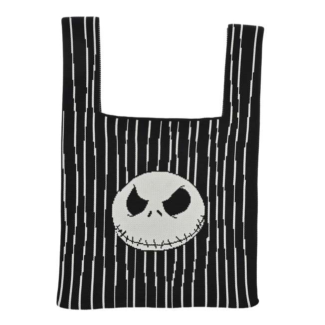 Bolso tote tejido de Jack Skellington