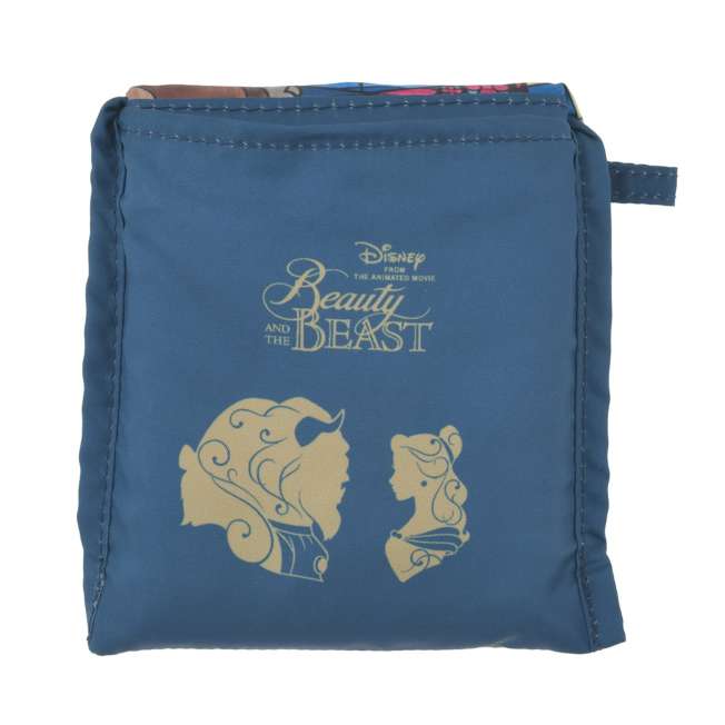 Bolsa reutilizable de Bella y Bestia con diseño de vitral