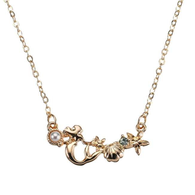 Collar con silueta de Ariel