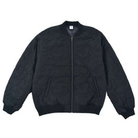 Chaqueta acolchada negra con rostro de Mickey
